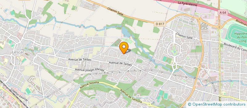 localisation de l'entreprise LES ECUREUILS  LESCAR