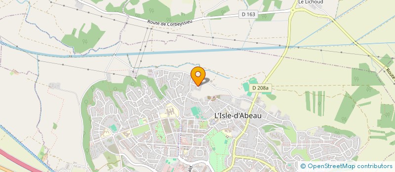 localisation de l'entreprise LES ECUREUILS  L'ISLE-D'ABEAU