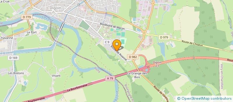 localisation de l'entreprise LES ECUREUILS  DIGOIN