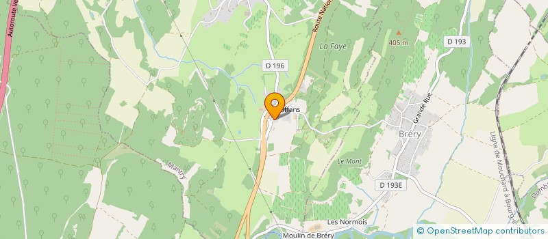 localisation de l'entreprise LES ECUREUILS  MANTRY