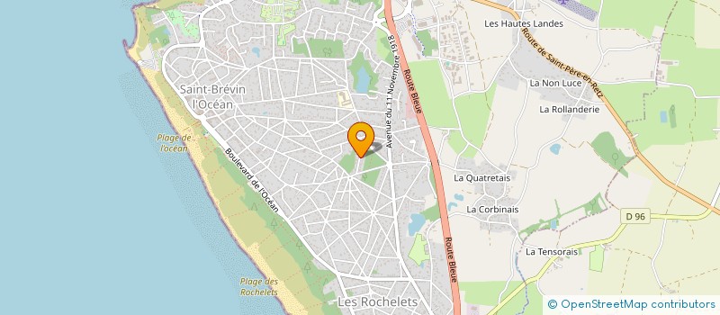 localisation de l'entreprise LES ECUREUILS A PARIS à SAINT-BREVIN-LES-PINS