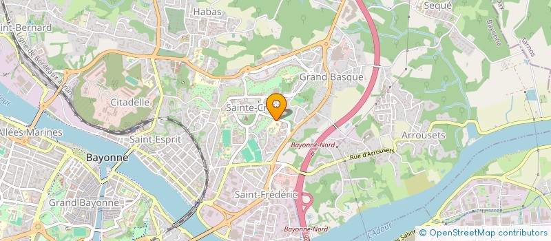 localisation de l'entreprise LES ECUREUILS DE BRANA à BAYONNE