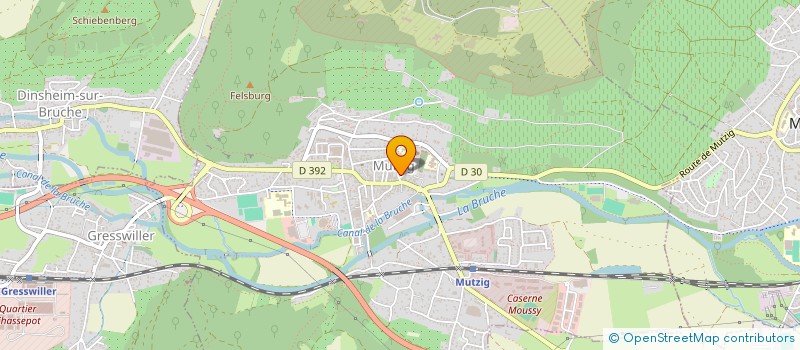 localisation de l'entreprise LES ECUREUILS DE GRESSWILLER  GRESSWILLER