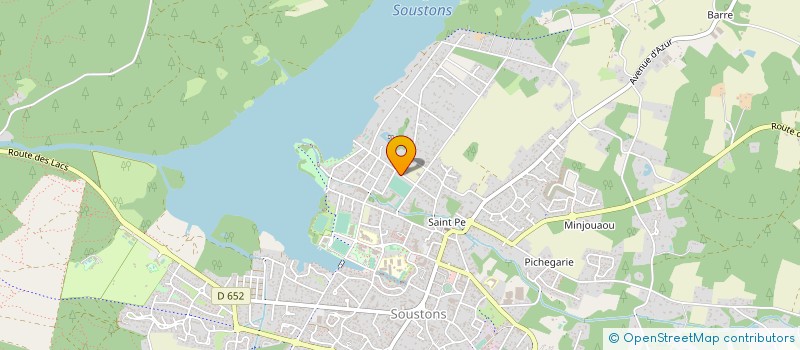 localisation de l'entreprise LES ECUREUILS DE SOUSTONS à SOUSTONS