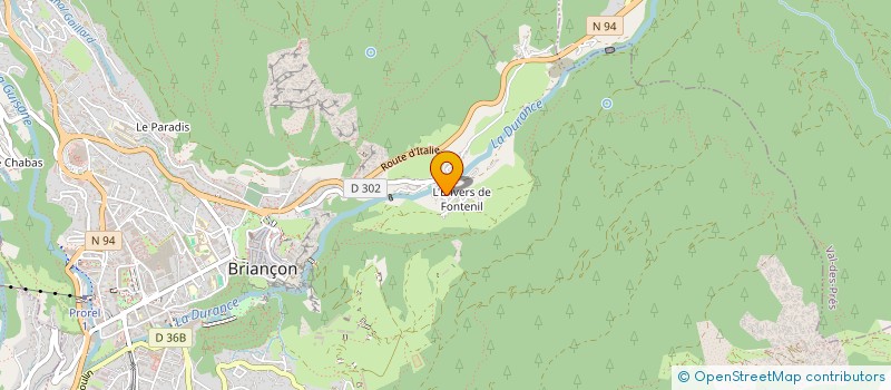 localisation de l'entreprise LES ECUREUILS DU FONTENIL à BRIANCON