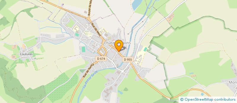 localisation de l'entreprise LES ECUREUILS DU SAULNOIS  CHATEAU-SALINS