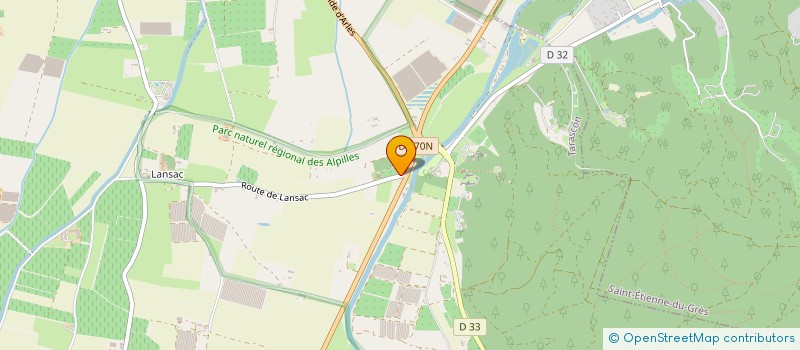 localisation de l'entreprise LES ECURIES ARNAUD FONTENELLE  TARASCON