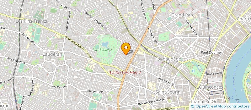 localisation de l'entreprise LES ECURIES BORDELAISES à BORDEAUX