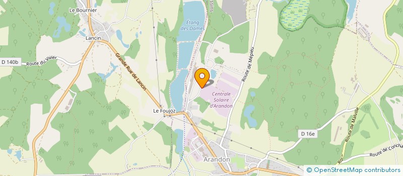 localisation de l'entreprise LES ECURIES D'ARANDON  ARANDON-PASSINS