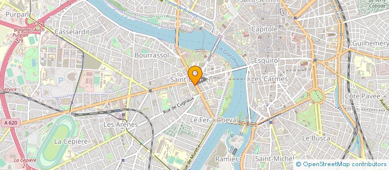 localisation de l'entreprise LES ECURIES D'ATHENA SARL à TOULOUSE