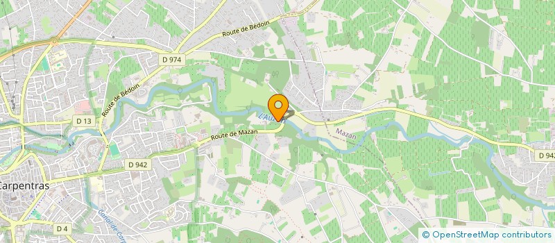 localisation de l'entreprise LES ECURIES D'ELEONORE  CARPENTRAS