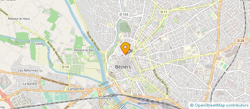 localisation de l'entreprise LES ECURIES DE BEAUSEJOUR  BEZIERS