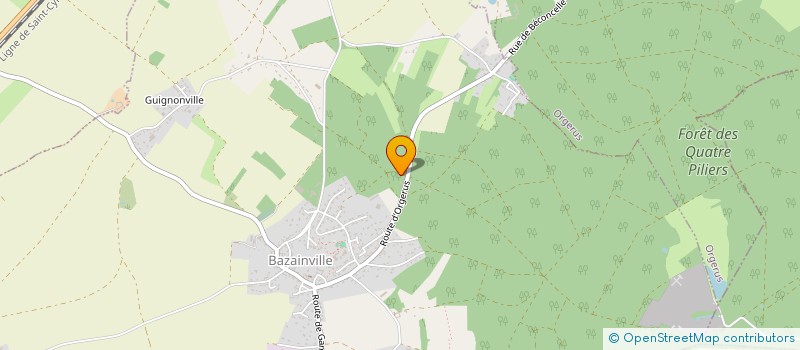 localisation de l'entreprise LES ECURIES DE BECONCELLE  BAZAINVILLE