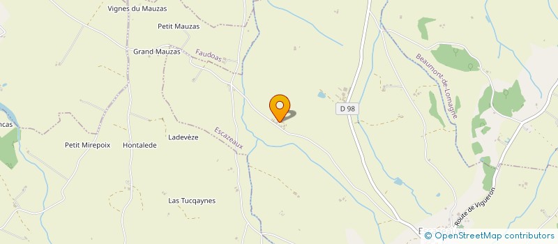 localisation de l'entreprise LES ECURIES DE BORDENEUVE à AUTERIVE