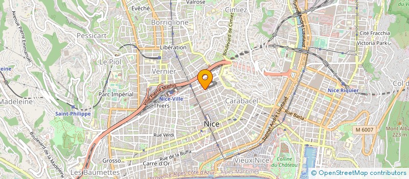 localisation de l'entreprise LES ECURIES DE CAMHELIA à NICE