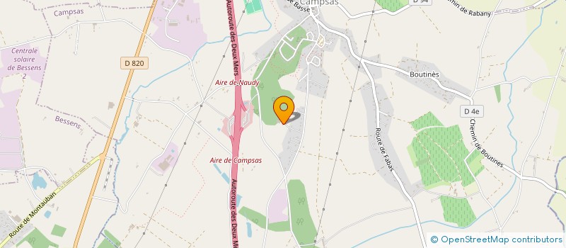 localisation de l'entreprise LES ECURIES DE CAMPSAS  CAMPSAS