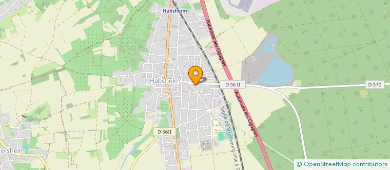 localisation de l'entreprise LES ECURIES DE CESAR  HABSHEIM