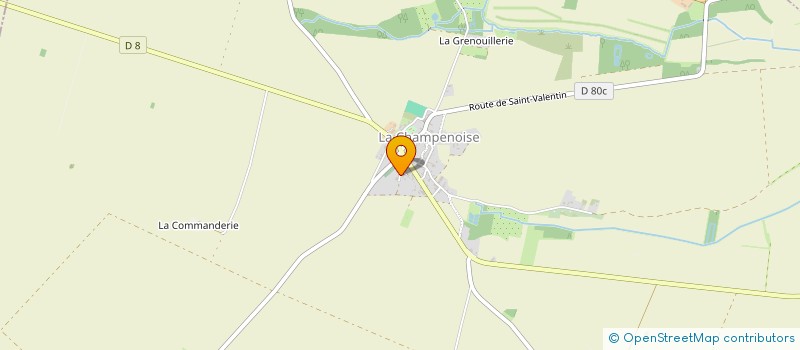localisation de l'entreprise LES ECURIES DE CHAMPFORT à SAINT-AOUSTRILLE