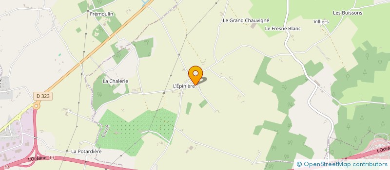 localisation de l'entreprise LES ECURIES DE CHAUMONT à JARZE VILLAGES