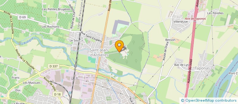 localisation de l'entreprise LES ECURIES DE CIRCE à BELLEVILLE-EN-BEAUJOLAIS