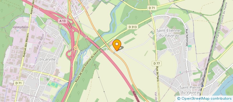 localisation de l'entreprise LES ECURIES DE CREMONVILLE  VAL-DE-REUIL