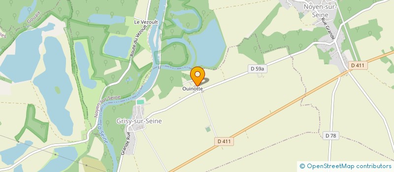 localisation de l'entreprise LES ECURIES DE GAIA  GRISY-SUR-SEINE