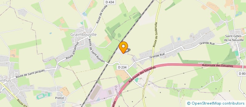 localisation de l'entreprise LES ECURIES DE GRAIMBOUVILLE  GRAIMBOUVILLE