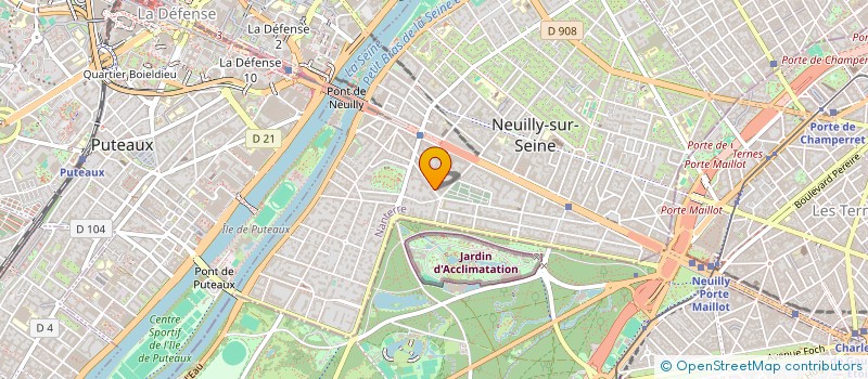 localisation de l'entreprise LES ECURIES DE GRANDMONT à NEUILLY-SUR-SEINE