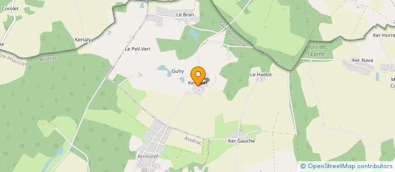 localisation de l'entreprise LES ECURIES DE GUHY à HERBIGNAC