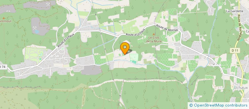 localisation de l'entreprise LES ECURIES DE KENZO  MORNAS