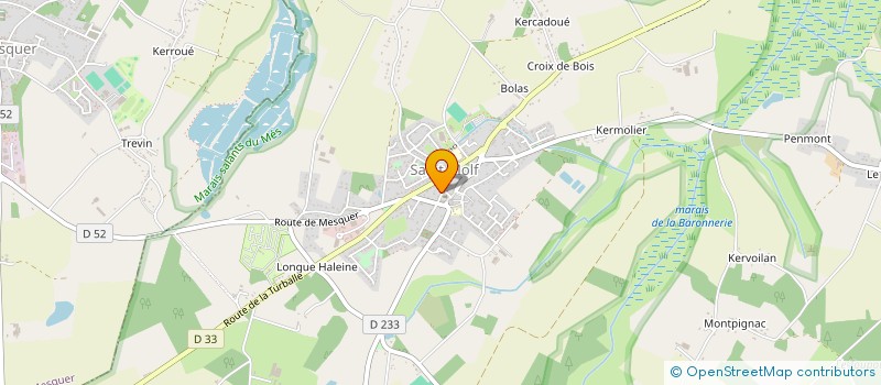 localisation de l'entreprise LES ECURIES DE KERDANDO à GUERANDE