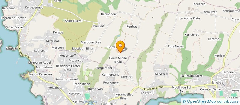 localisation de l'entreprise LES ECURIES DE L'AUTRE MONDE  PORSPODER