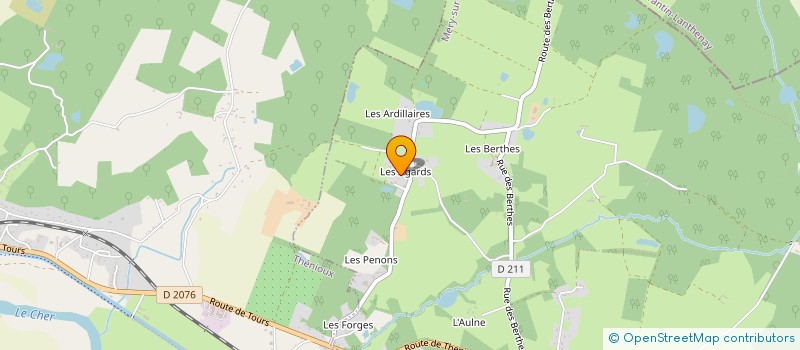 localisation de l'entreprise LES ECURIES DE L ILE BRAGARD  VIERZON