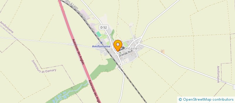 localisation de l'entreprise LES ECURIES DE L'OREE DU BOIS à AMIFONTAINE