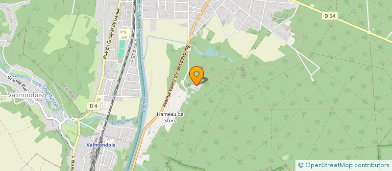 localisation de l'entreprise LES ECURIES DE L UFREE  L'ISLE-ADAM