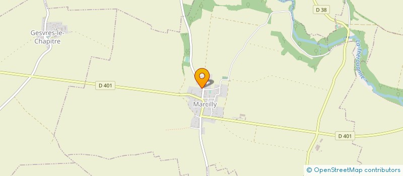 localisation de l'entreprise LES ECURIES DE LA CHAUSSEE à PUISIEUX
