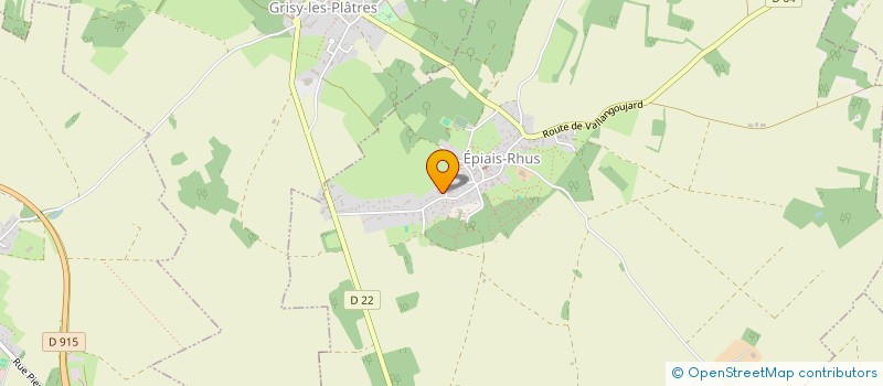 localisation de l'entreprise LES ECURIES DE LA CHEVEE à EPIAIS-RHUS