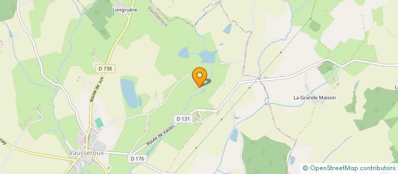 localisation de l'entreprise LES ECURIES DE LA COURBOTTERIE  VAUSSEROUX