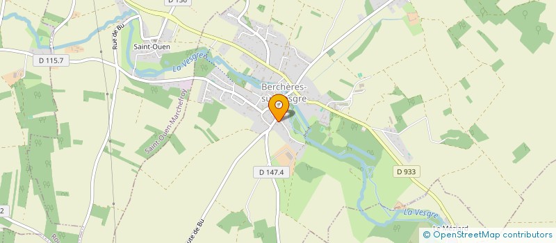 localisation de l'entreprise LES ECURIES DE LA FOLIE à SOREL-MOUSSEL