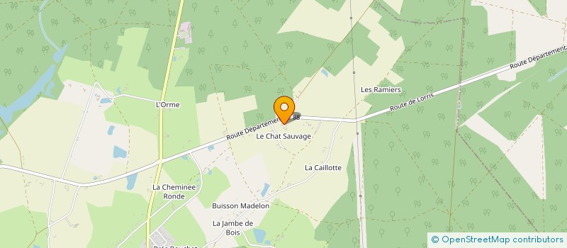localisation de l'entreprise LES ECURIES DE LA FORET à BRAY-SAINT-AIGNAN