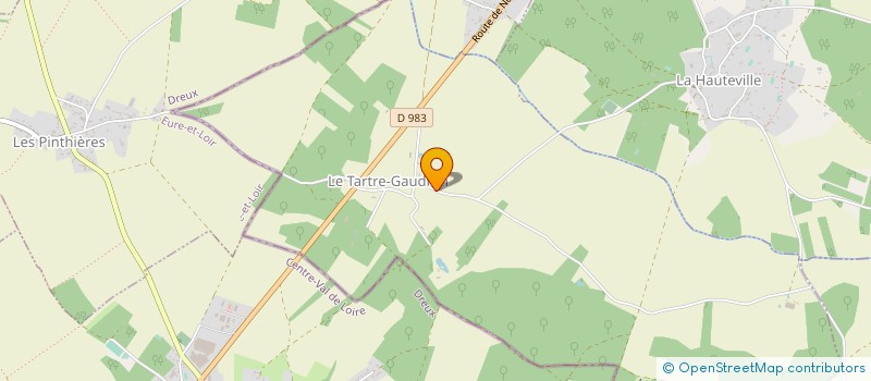 localisation de l'entreprise LES ECURIES DE LA GAITE  LE TARTRE-GAUDRAN