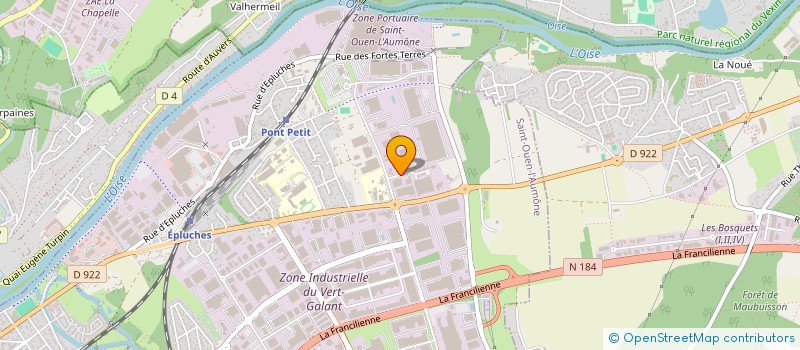 localisation de l'entreprise LES ECURIES DE LA GUERINIERE  SAINT-OUEN-L'AUMONE