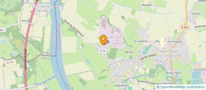 localisation de l'entreprise LES ECURIES DE LA LIE à SAINT-DIDIER-SUR-CHALARONNE