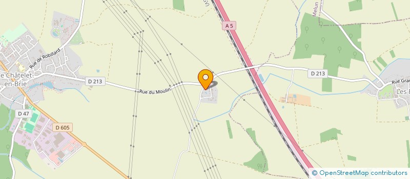 localisation de l'entreprise LES ECURIES DE LA RIOTERIE  LE CHATELET-EN-BRIE