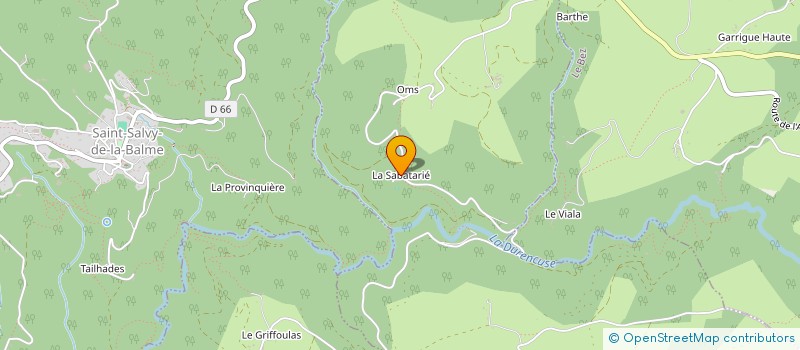 localisation de l'entreprise LES ECURIES DE LA SABATARIE  CAMBOUNES