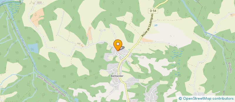 localisation de l'entreprise LES ECURIES DE LA TORELE  SAINT-ANDRE-DE-SEIGNANX