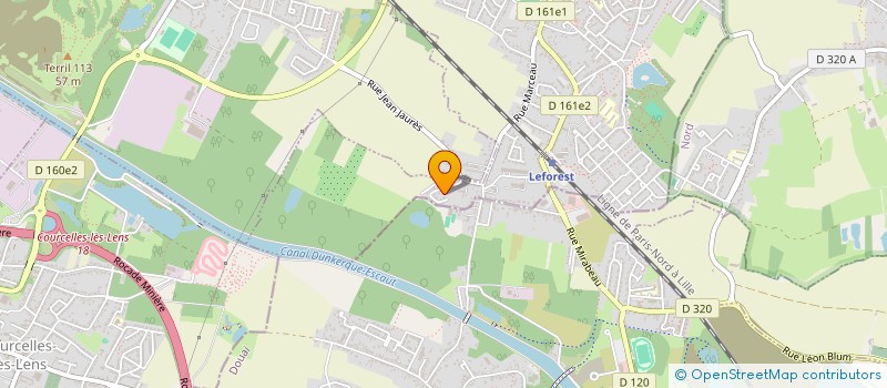 localisation de l'entreprise LES ECURIES DE LA TUILERIE  LEFOREST