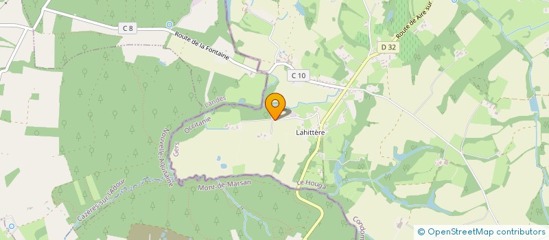 localisation de l'entreprise LES ECURIES DE LAPEYRE  PERCHEDE