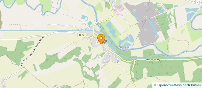 localisation de l'entreprise LES ECURIES DE MAIZY à MAIZY