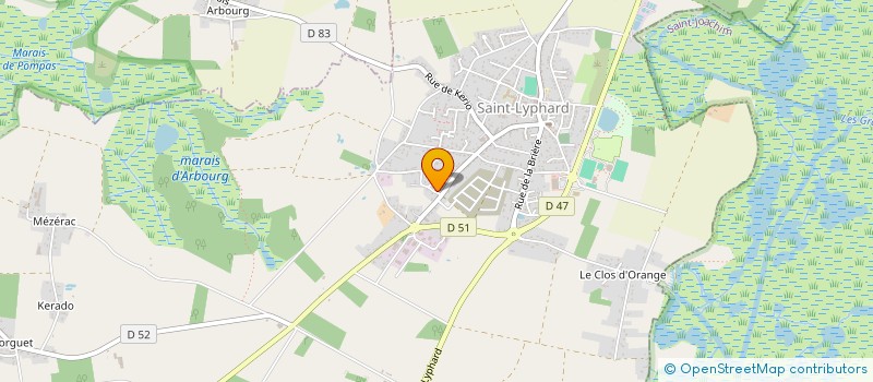 localisation de l'entreprise LES ECURIES DE MANAURER  SAINT-LYPHARD